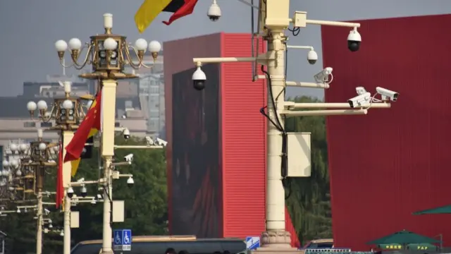 Cámaras en las calles de Pekín.