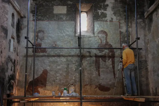 Freska u crkvi manastira Dadivank