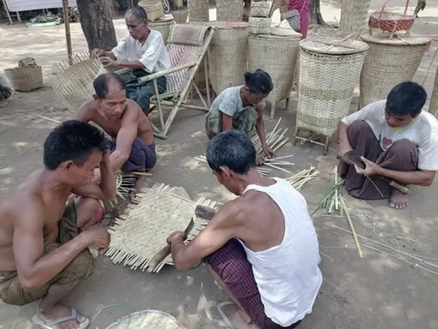 ခြင်းတောင်းတစ်လုံးရက်လုပ်ပြီးစီးဖို့ အချိန်နှစ်ရက်ခန့် ကြာ