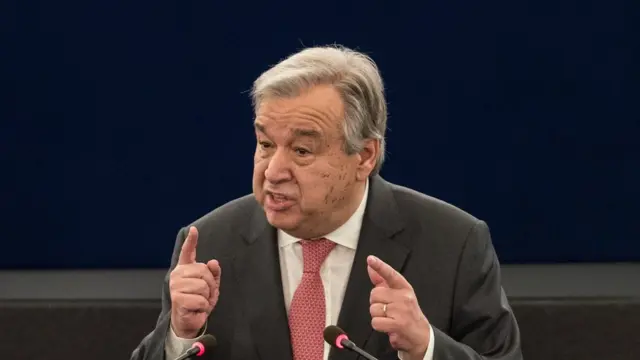संयुक्त राष्ट्र महासचिव एंटोनियो गुटेरेश