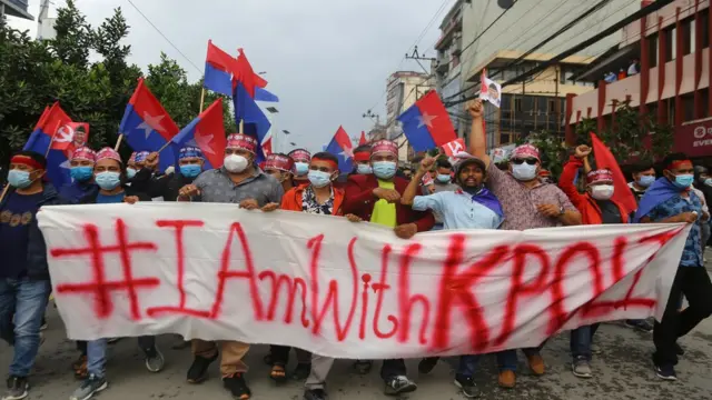 केपी ओली समर्थक