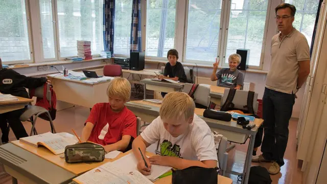 Clase en Finlandia