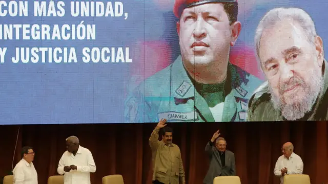 Conmemoración del 12 aniversario de constitución del bloque bautizado como Alianza Bolivariana para los Pueblos de Nuestra América, ALBA.