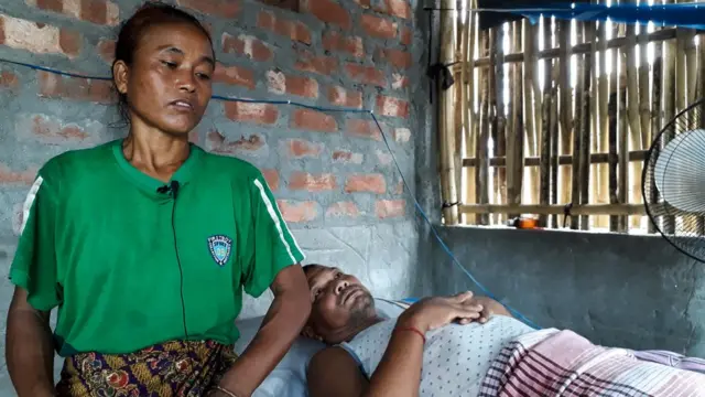 पत्नीका साथ धनबहादुर धिमाल