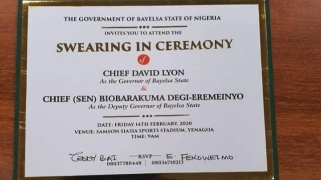 Akwụkwọ e jiri kpokuo ndị ọbịa 'Invitation Card'