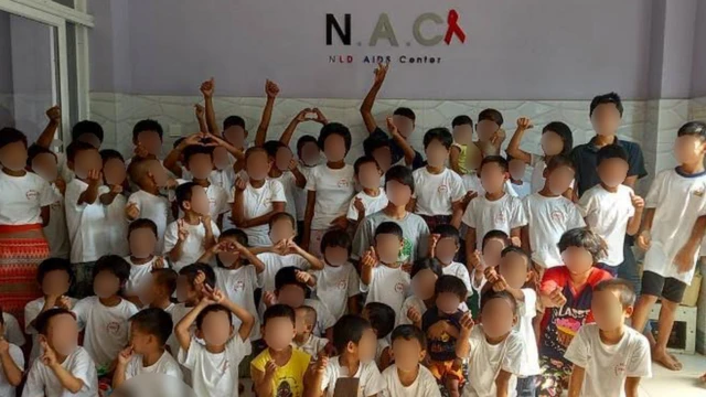 စောင့်ရှောက်ထားတဲ့ ကလေးတွေထဲမှာ ၃၀ က မိဘမဲ့ဖြစ်ပြီး ၃၀ က HIV ဝေဒနာရှင်ကလေးတွေ