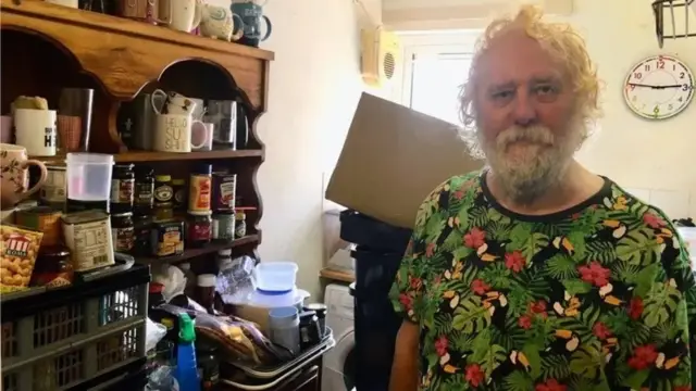 Edward Brown is aware of his problem and is trying to overcome it and help other people in the same situation.