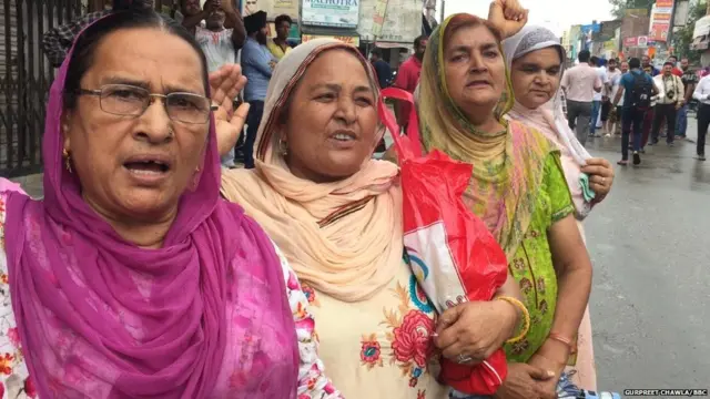 ਗੁਰਦਾਸਪੁਰ ਵਿੱਚ ਮੁਜ਼ਾਹਰੇ