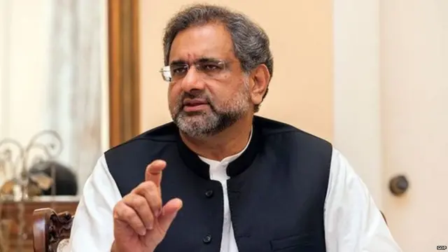 पाकिस्तान के प्रधानमंत्री शाहिद ख़क़ान अब्बासी