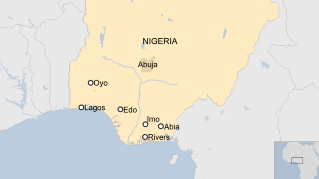 Map of Nigeria