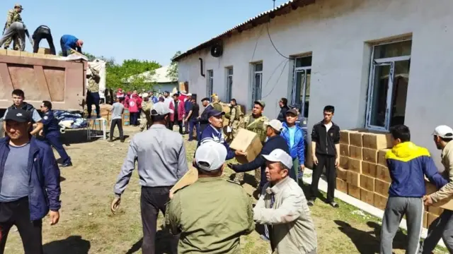 Маргун айылына эвуакацияланып келген тургундарга жеткен гумжардам