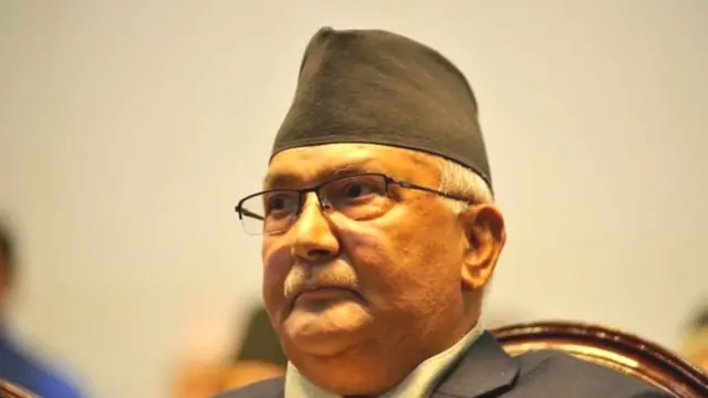 नेपाल के प्रधानमंत्री केपी ओली