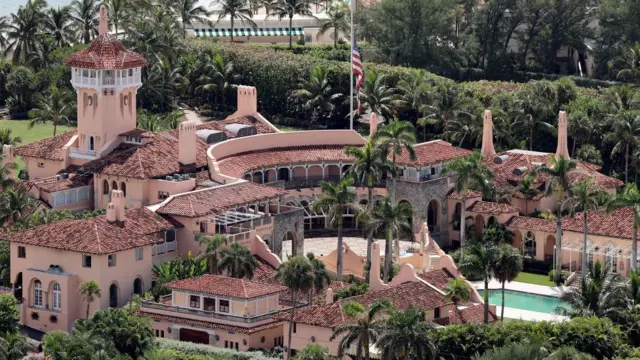 মার-এ-লাগোতে ডোনাল্ড ট্রাম্পের প্রসাদোপম বাড়ি।