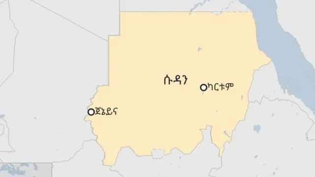 የሱዳን ካርታ