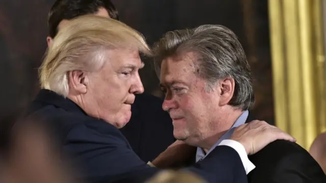 Trump e Steve Bannon