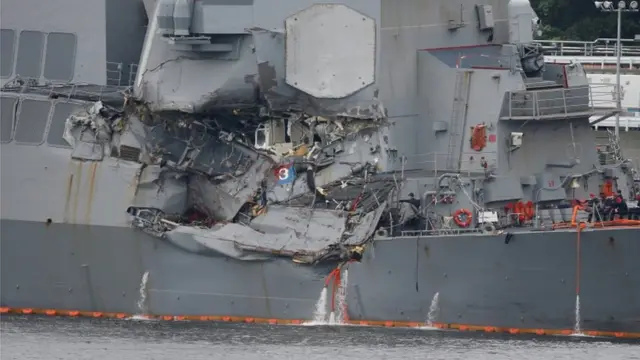米海軍、衝突事故のイージス艦艦長を解任 - BBCニュース 米海軍、衝突事故のイージス艦艦長を解任 - BBCニュース