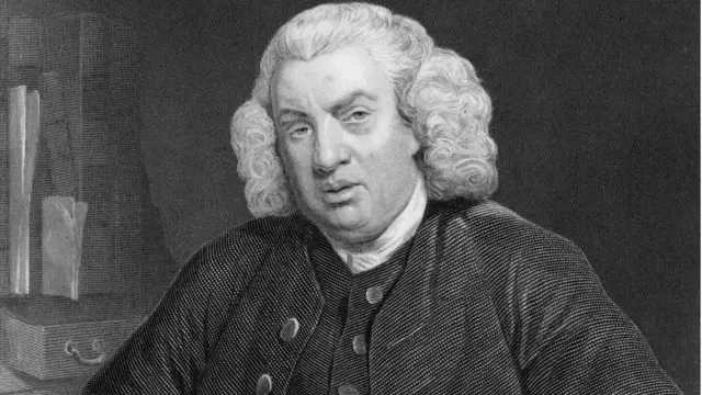 الناقد اللغوي صامويل جونسون