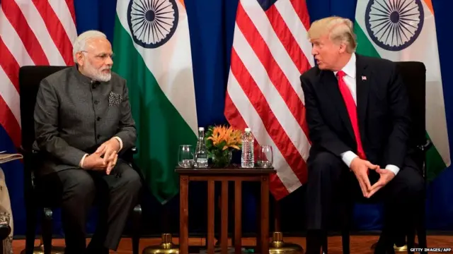 trump, modi, india