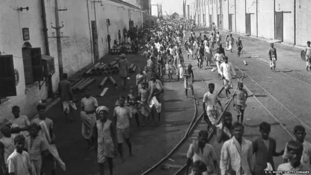 बिरला तागाची गिरणी, कलकत्ता, 1929 साली