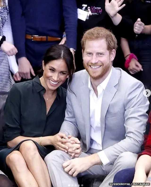 प्रिंस हैरी और उनकी पत्नी मेगन