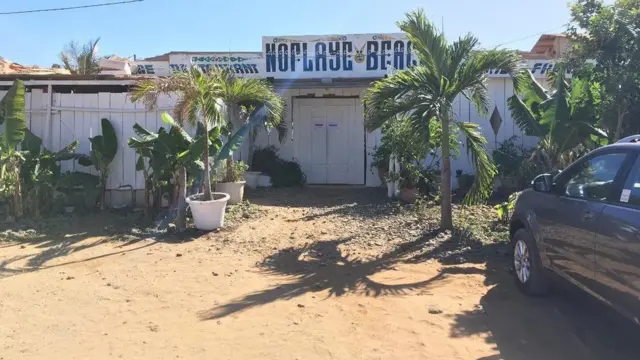 Une vue du restaurant de France Gall à Dakar
