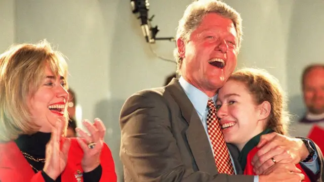 Hillary, Bill e Chelsea Clinton