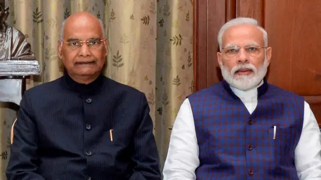 कोविंद और नरेंद्र मोदी