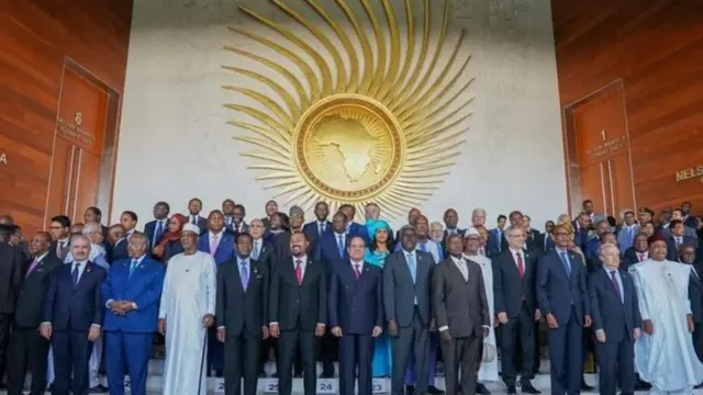 Madaxda ka qayb gashay shir madaxeedka 33-aad ee midowga Afrika