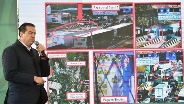 Exposición fotográfica sobre el camión involucrado