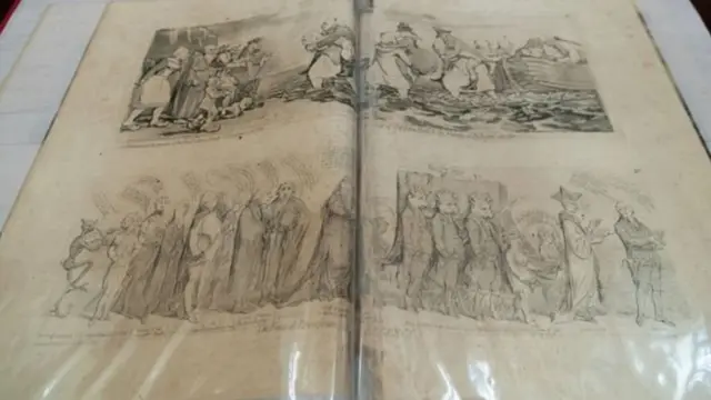 এসব কার্টুন প্রকাশিত হয়েছিলো ১৭৯৮ সাল থেকে ১৮১০ সালের মধ্যে