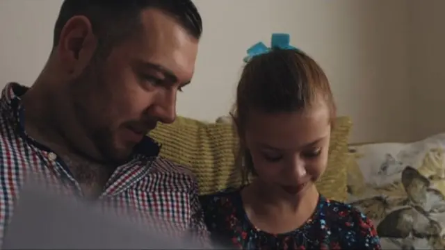 Craig y su hija Imogen