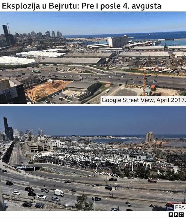 Бејрут пре и после