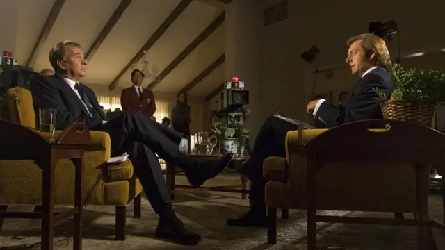 تحولت سلسلة مقابلات نيكسون وفروست إلى فيلم في عام 2008 بطولة فرانك لانغيلا ومايكل شين