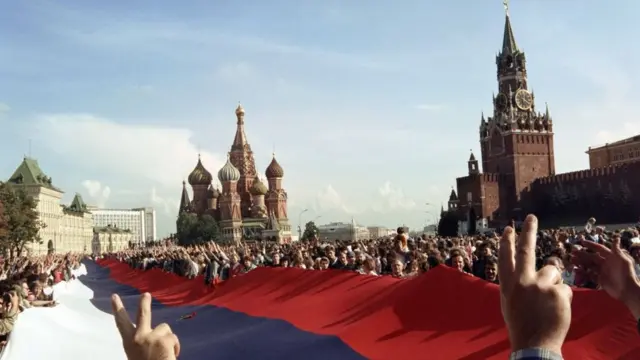 Митинг на Красной площади 22 августа 1991 года