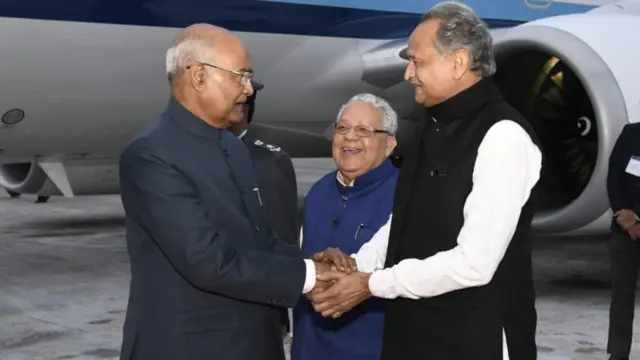 राष्ट्रपती रामनाथ कोविंद, अशोक गहलोत