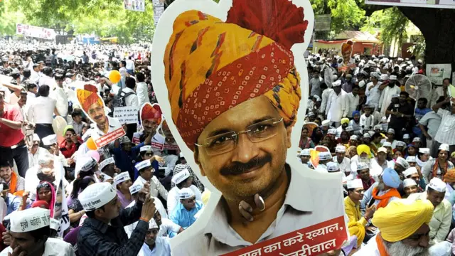 કેજરીવાલના સમર્થક