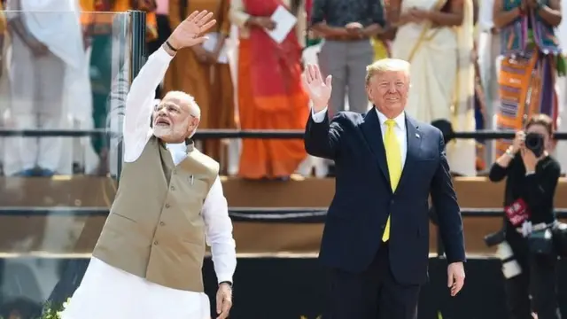 મોદી અને ટ્રમ્પની તસવીર