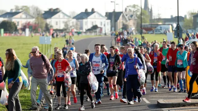 Участники марафона