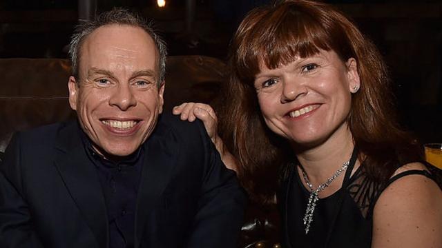 Warwick Davis and Samantha Davis at the opening of the 'Wizarding World of Harry Potter'