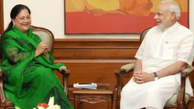 वसुंधरा और मोदी