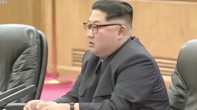 કિમ જોંગ ઉનની ચીનની મુલાકાત દરમિયાન.