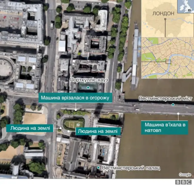 пама атаки в Лондоні