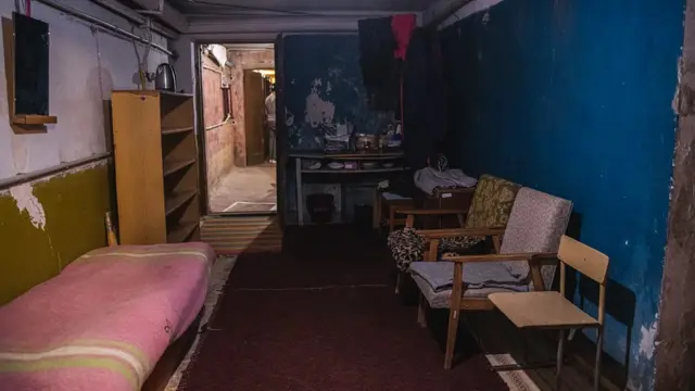 Так виглядає одне з укриттів у Бахмуті