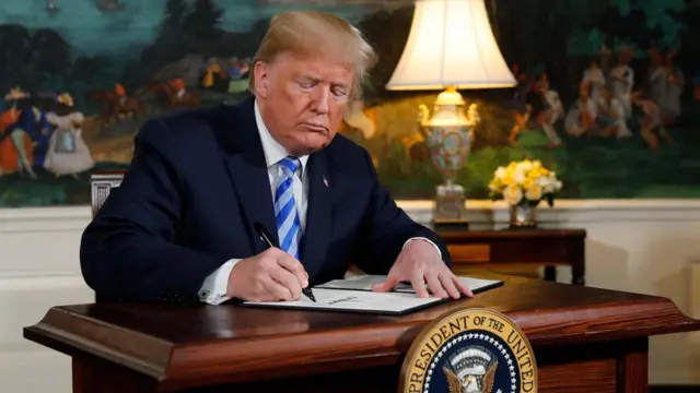 دونالد ترامپ رئیس‌جمهوری آمریکا