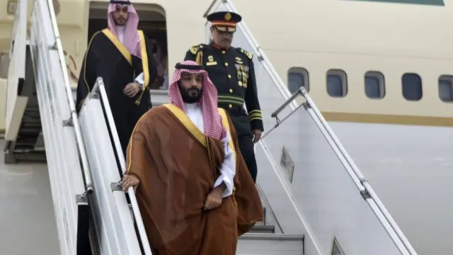 ورود ولیعهد عربستان به آرژانتین