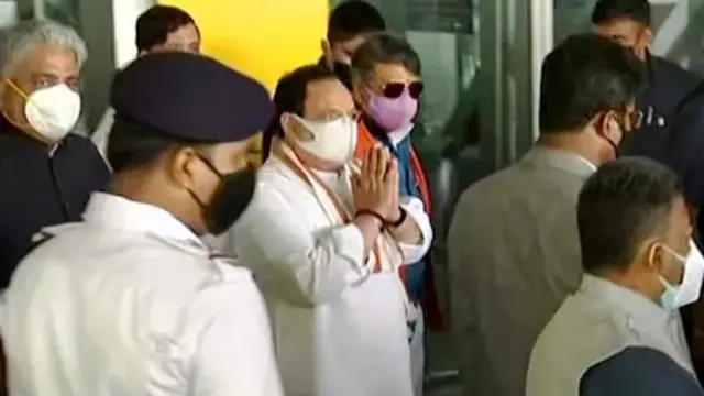 बीजेपी अध्यक्ष नड्डा बंगाल के दौरे पर