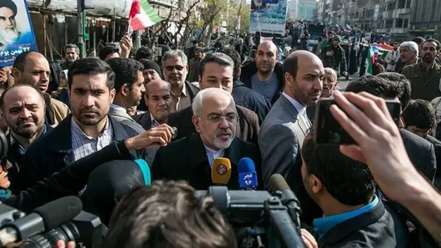 محمدجواد ظریف، وزیر خارجه ایران در تهران