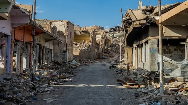 Sincar'daki evler büyük oranda yıkıldı