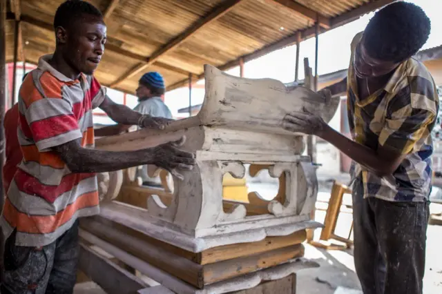 Gushyingura abapfuye muri Ghana