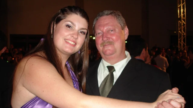 Maria Cristina Willemann y su padre César